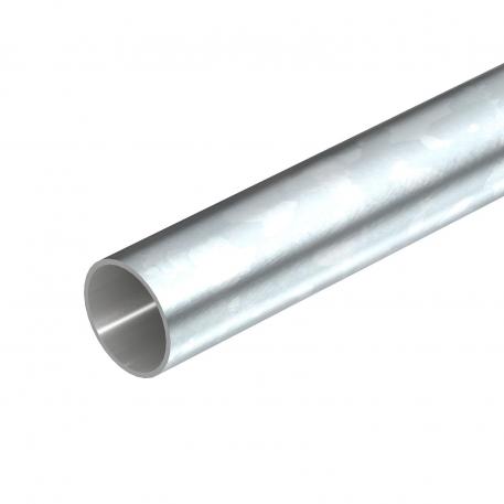 Electrogalvanised steel pipe, without thread