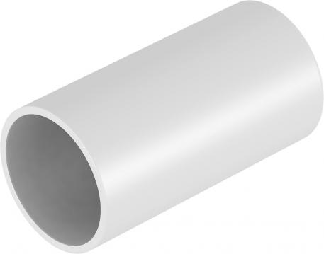Plastic pipe connector, halogen-free
