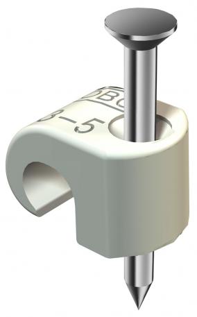 Adhesive clip 1985, natural