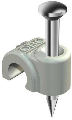 ISO nail clip 2004, light grey 18 | 4 | 2,0x18 | Light grey; RAL 7035