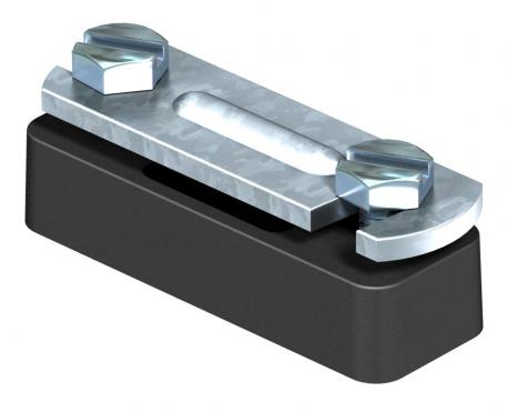 Spacer for flat conductor, with polyamide base