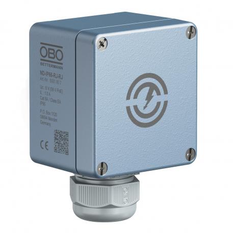 Überspannungsschutz für Hochgeschwindigkeitsnetzwerke bis 10 GBit (Klasse EA/CAT6A) 8 | Kombischutz, 8 Adern + Schirm | 58 | RJ45 8(8)