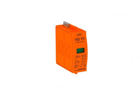 PV CombiController V50, plug-in arrester, type 1+2 1 | 280 | IP20