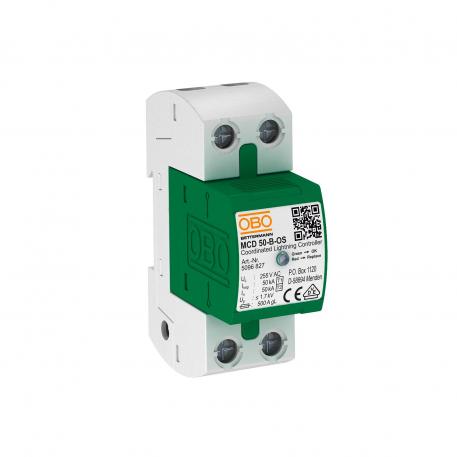 Combination arrester, 1-pole with function display 1 | 255 | IP20