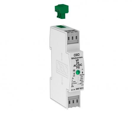 Protección MSR para alimentación de corriente de 2 polos con señalización remota 12 V AC/DC
