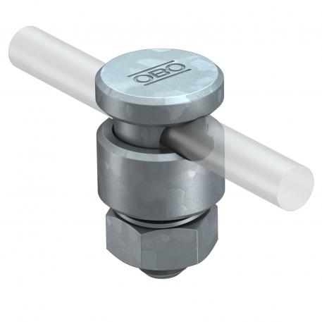 Connector, Rd 8−10 mm with pressure trough FT
