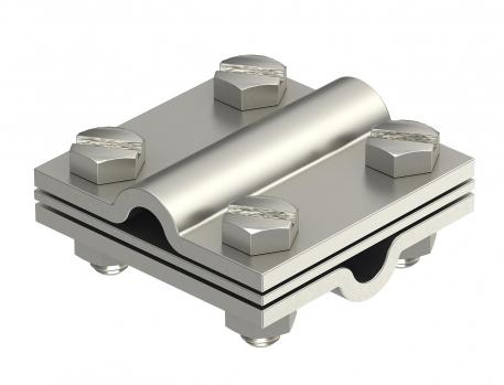 Cross-connector with intermediate plate for Rd 8−10 mm A4