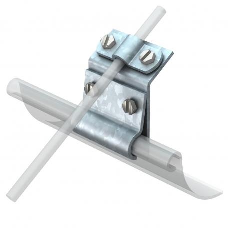 Gutter clamp for bead thickness 15−22 mm FT