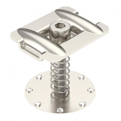 Intermediate clamp with spring for PV module mounting 60 | 40