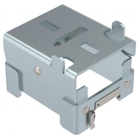 Short support for PV module mounting, flat roof