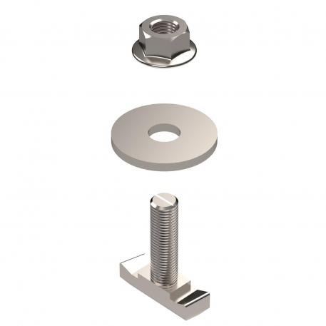 Hook-head bolt for free-standing systems