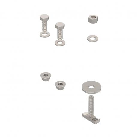 Screw set for perforated strip  |  |  | 12 | Stainless steel