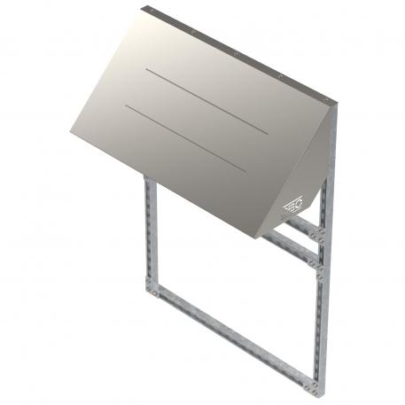 Inverter frame for wall mounting. 