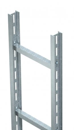 Industrial vertical cable ladder, 6 m W40 400 | 