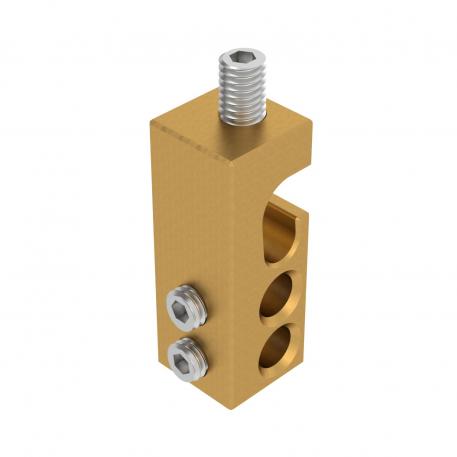 Connection terminal, single 15 | 25 | 1x | Brass