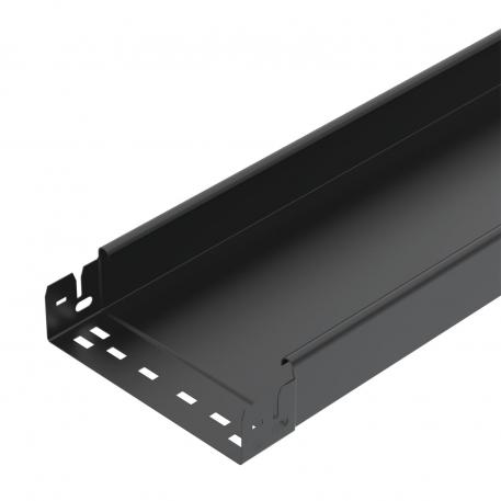 Cable tray MKS-Magic® 60, unperforated, black 3050 | 200 | 60 | 1 | no | Jet black; RAL 9005 | Steel | PES135 - Polyester