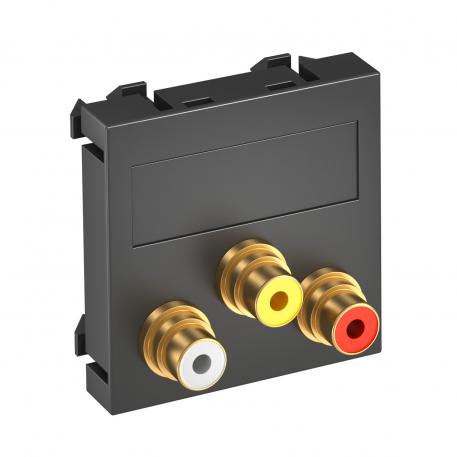 Audio/video cinch connector