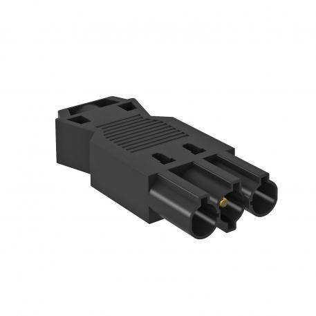 Connector part, 3-pole, screw connection