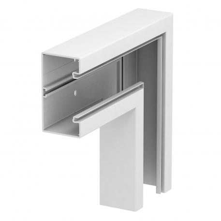 Flat angle, for device installation trunking Rapid 80 type GKH-70130 130 | 70 | Pure white; RAL 9010