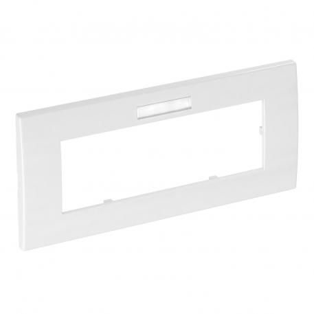 Cover frame AR45-BF3, for accessory mounting box 71GD9-2, triple, with labelling panel for horizontal device installation 3 | Horizontal