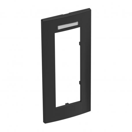 Cover frame AR45-BSF3, for accessory mounting box 71GD9-2, triple, with labelling panel for vertical device installation 3 | Vertical