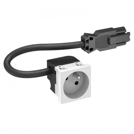 33° socket, Connect 45, with earthing pin, single