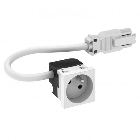 33° socket, Connect 45, with earthing pin, single