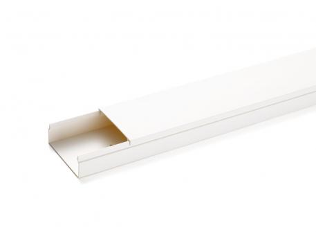 Cable routing trunking MKS 18, trunking width 45 2500 | 45 | 18 | Pure white; RAL 9010