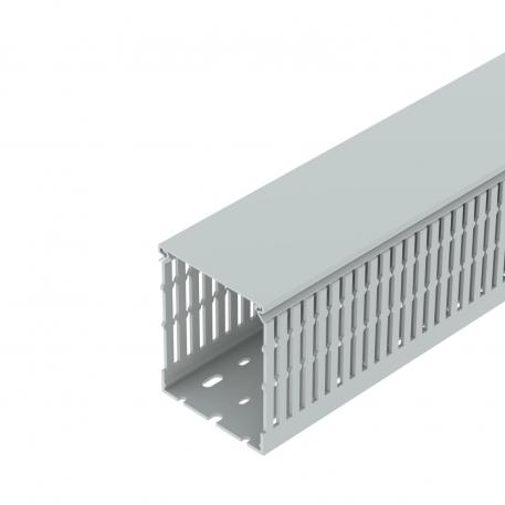 Wiring trunking, type LK4H N 10080 2000 | 80 | 100 | Base perforation | Light grey; RAL 7035