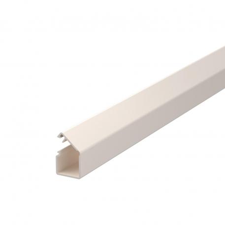 Mini trunking with adhesive film and hinge cover MD12 2000 | 12.5 | 12.5 | Cream; RAL 9001
