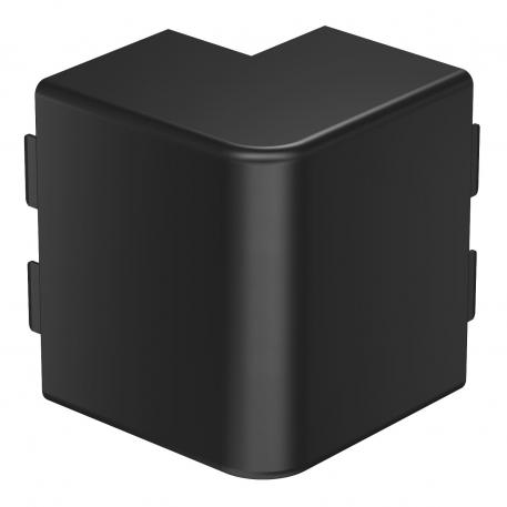 Tapa para ángulo exterior, para canal tipo WDK 60110 100 | 110 | 60 | 60 x 110 | negro intenso; RAL 9005