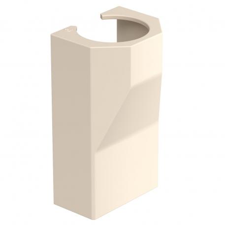 Pipe adapter, trunking to pipe, 19 mm 