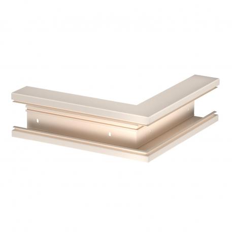 External corner, for device installation trunking Rapid 80 type GK-70110 Cream; RAL 9001
