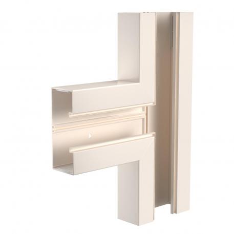 Pieza en T, para canal portamecanismos Rapid 80, tipo GK-70170 460 | blanco; RAL 9001