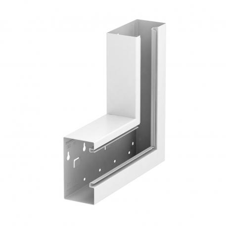 Flat angle, asymmetrical, rising, for device installation trunking Rapid 80 type GS-A70130