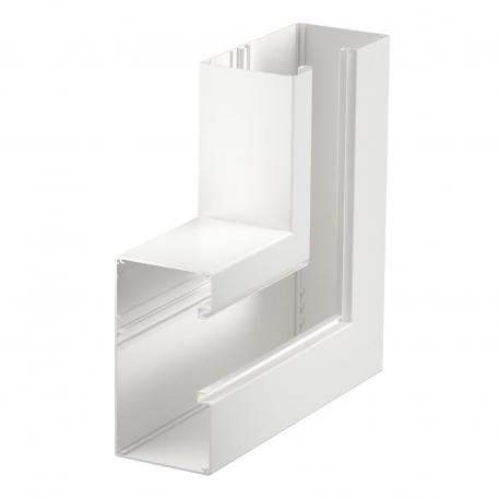 Ángulo plano, asimétrico, ascendente, para canal portamecanismos Rapid 80, tipo GA-A90170 170 | 90 | blanco puro; RAL 9010