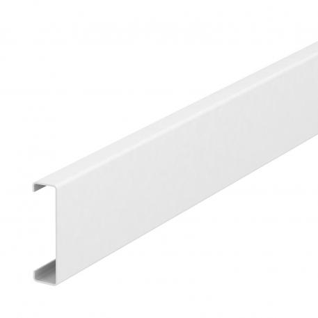 Sheet steel trunking cover, 50 mm system opening 2000 | Pure white; RAL 9010