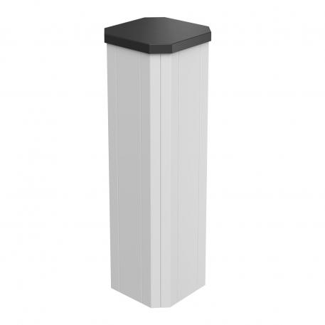 Service pole, type ISSHS4 680 | Light grey; RAL 7035