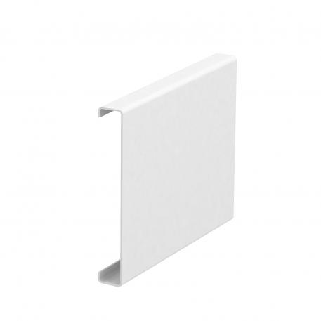 Trunking cover, sheet steel, 100 mm 100 | Pure white; RAL 9010