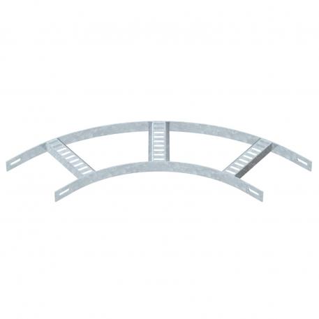 90° bend with trapezoidal rung, light-duty FT 150 | 3