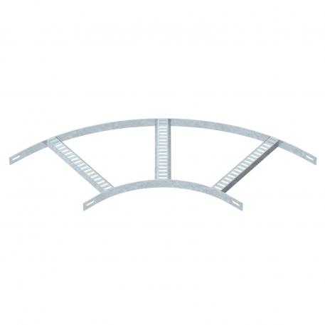 90° bend with trapezoidal rung, light-duty FT 300 | 3