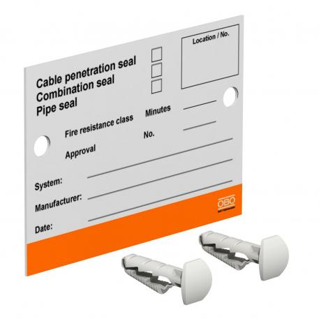 Identification plate IT Italian