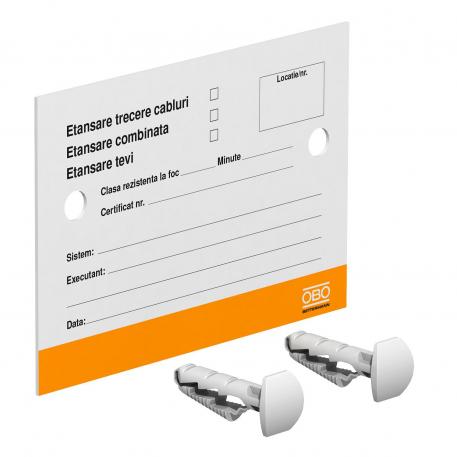 Identification plate RO Romanian