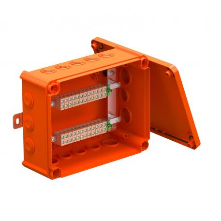 FireBox T250 con juntas insertables, para sistemas de datos, 4x24 225x173x86 | 10 | IP66 | naranja; RAL 2003