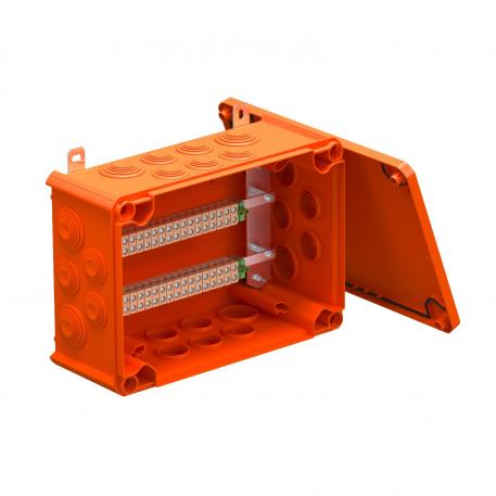 FireBox T350 con juntas insertables, para sistemas de datos, 4x32 267x182x110 | 10 | IP66 | naranja; RAL 2003