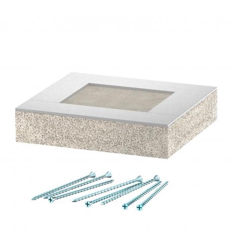 Pieza final para canal de protección contra el fuego PYROLINE® Sun PV tipo BSKP03-K0406 100 | 88 | Gris