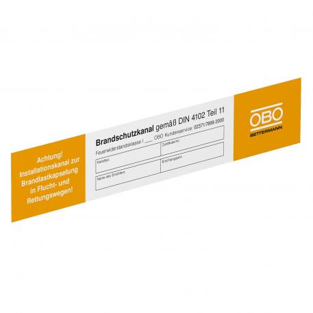 Identification plate 