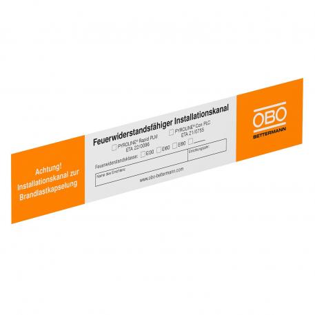 Identification plate 