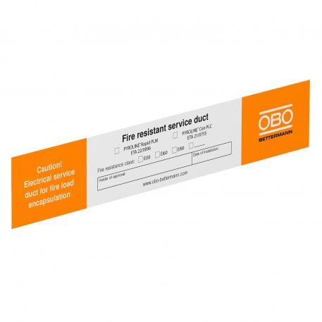 Identification plate 