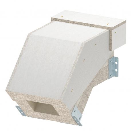 Falling vertical bend for PYROLINE® Con S EI90 fire protection trunking